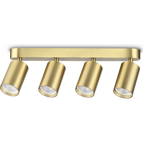 Ideal Lux Plafoniera moderna DYNAMITE 4 luci GU10 ottone metallo