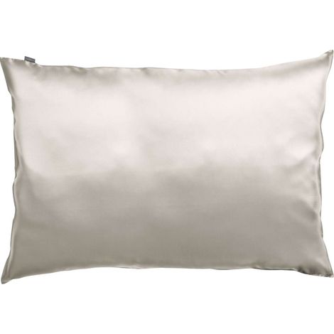 VIVARAISE - Taie d'oreiller en soie Ashley Perle - 50 x 75 cm - Vivaraise (1/4)