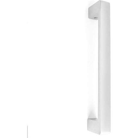 manillón de zamak. cromo satinado. puertas y armarios. altura 43mm. longitud 228mm - jandel acabado blanco acabado blanc acabado cromo cepillad (1/2)