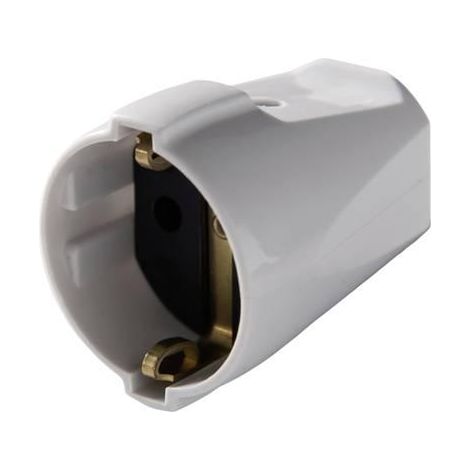 Conector eléctrico Kaiser 544OTGR enchufe hembra gris 250 voltios
