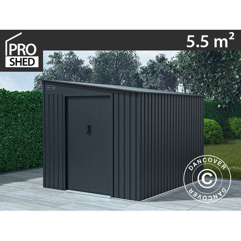 Garden shed, 2.14x2.57x1.93 m, 5.5 m2, ProShed®, Anthracite (1/2)
