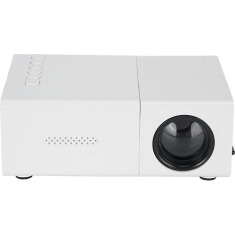 Projecteur LED 1080p avec correction automatique, fonction de duplication d'écran filaire et sans fil, idéal pour le home cinéma et l'extérieur. (1/5)
