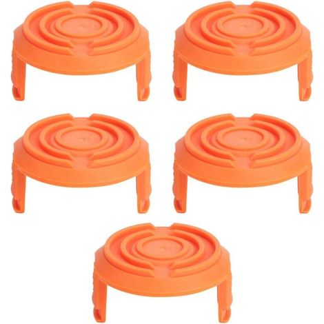 Ensemble de 5 Cache-Bobines pour Tondeuse Bordure Compatible Worx WA0010 -KZQ (1/5)