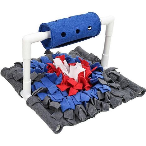 Tapis de fouille pour chien, jouet puzzle pour chien, distributeur de friandises rotatif, couverture interactive
