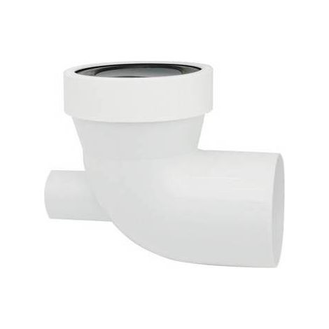 RALLONGE WC COURTE MÂLE AVEC JOINT D'ÉTANCHÉITÉ TROP PLEIN