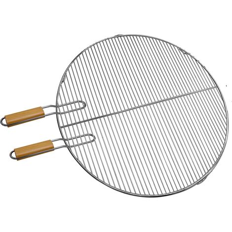 Edelstahl Grillrost + 2 Handgriffe 55CM Grillgitter Gussrost Grillaufsatz Grill (1/5)