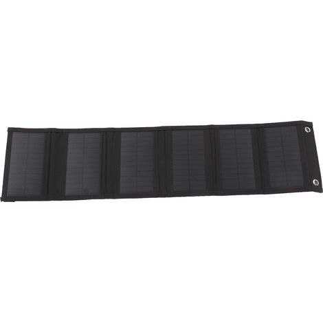 Panneau solaire portable 15 W pliable PV en silicium monocristallin 5 V à charge rapide pour camping-car et téléphone portable en extérieur (1/5)