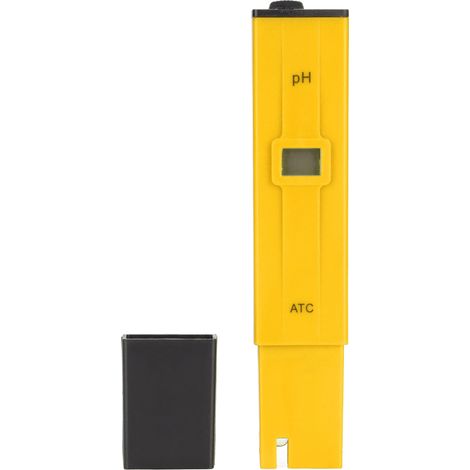 Digitales pH-Meter, geringe Fehlertoleranz, Messbereich von 0,0 bis 14,0 pH, ABS-pH-Stift für Aquarien und Labore, gelb und schwarz. (1/5)