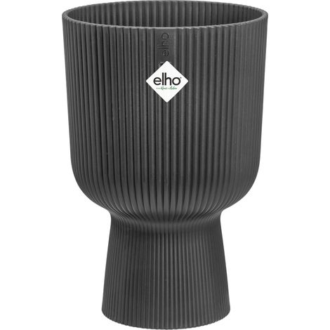 Elho Vibes Fold Coupe 14 Anthracite Vaso Rotondo (1/3)