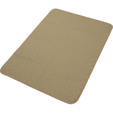 Tapis d'apprentissage lavable pour chien, 4 couches, anti-fuites, indéchirable, absorbant et réutilisable, pour l'intérieur, le sol et les voyages en voiture. (1/5)