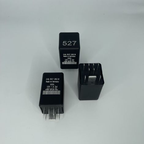 Relais Volkswagen 527, relais de commande de bougies de préchauffage Volkswagen 04L907282B