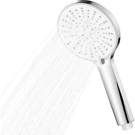 High-pressure shower head with 5 spray patterns, stimulating shower head, powerful shower head for low water pressure