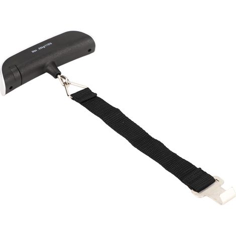 Pèse-bagages 50kg, balance à ressort portative, pèse-petits objets électronique, peson compact pour valise, batterie intégrée incluse (1/5)