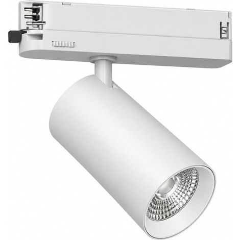 Spot LED sur Rail COB Triphasé 10W 36° Blanc Philips - Garantie 5 ans - Blanc Chaud 2300K - 3500K - SILAMP (1/2)