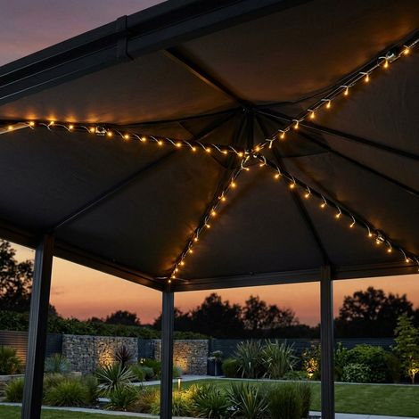 80 LED Warm White Gazebo Lights (1/2)