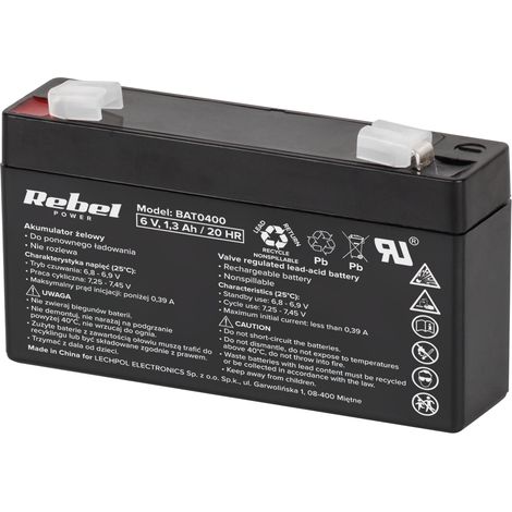Rebel 6V/1,3Ah Gel-Batterie (1/5)
