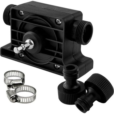 Pompe de Forage Électrique Portable, Pompe de Transfert Auto-amorçante, Pompe Manuelle pour Eau et Fluide Pétrolier (1/5)