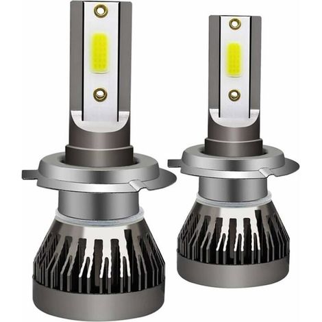 Bombillas LED H7 Mini para faros delanteros de coche, kit de faros delanteros, luces LED de 6000K (paquete de 2) (1/5)