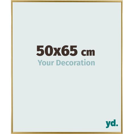 yd. - Cadre photo 50x65 - Or - Plastique - Evry