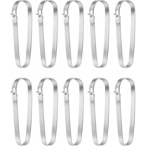 10 clips de fixation pour panneaux immobiliers, métalliques (1/5)