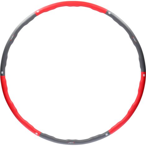 HHP002 HULA HOOP ROJO-GRIS 100CM HMS (1/5)