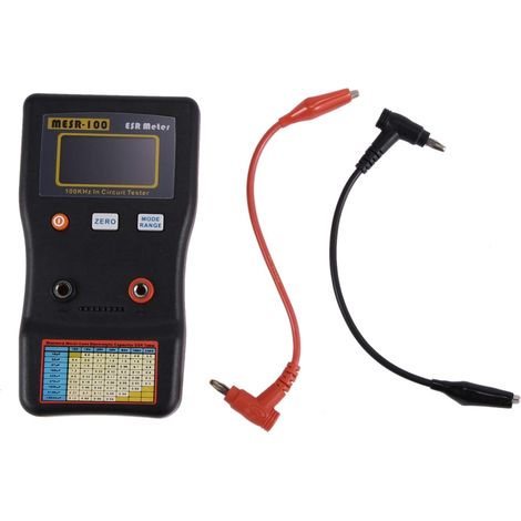 MESR-100 V2 Faible Ohm MèTre MESR-100 Capacitance Ohm MèTre Professionnel Mesure de RéSistance Capacité RéSistance Condensateur Circuit Testeur (1/5)