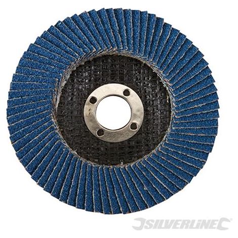 Silverline Disco a lamelle in zirconio 100 mm Grana 60