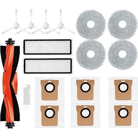 Accessoires pour aspirateur robot Xiaomi X20+ / X20 Plus : brosse latérale principale, filtre HEPA, lingette de nettoyage, sac à poussière, pièces de rechange (1/5)