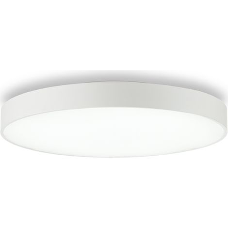 Plafoniera Moderna Halo Alluminio Bianco Led 46W 3000K Luce Calda (1/3)