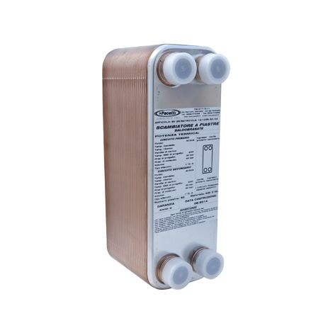 SCAMBIATORE DI CALORE A PIASTRE SALDOBRASATO (-160  °/+200  °)- 40 piastre - 1- senza- pezzi 1