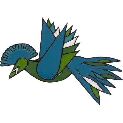 Amadeus - Oiseau Huppe bleu mural