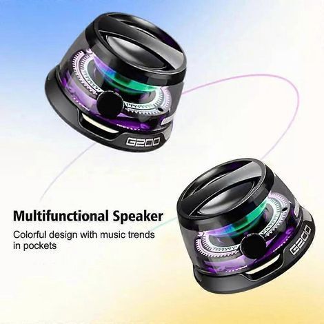 Mini enceinte Bluetooth magnétique, enceinte Bluetooth magnétique multifonctionnelle (1/3)
