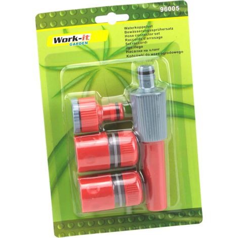 Garten Bewässerungsset Kupplung Wasserspritze Hahnanschluss Adapter (1/2)