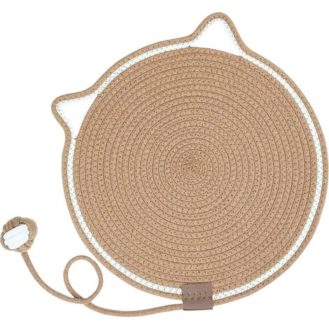 Tapis à griffer pour chat Rond Avec balle (1/5)