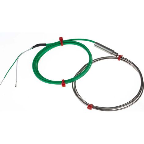 Thermocouple type K Ø 1.5mm, L 1m, +1100°C max à Câble ( Prix pour 1 ) (1/2)