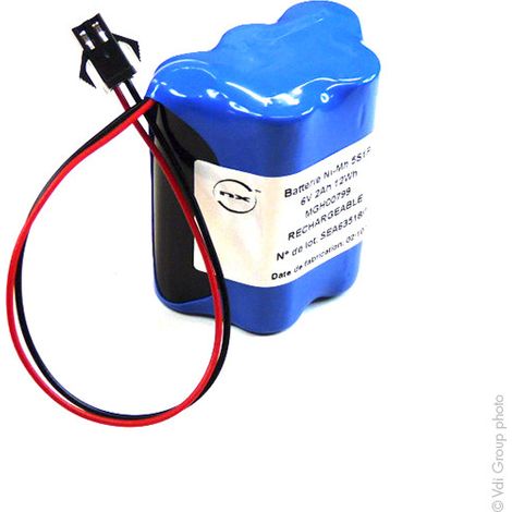 NX - Batterie NiMH 5x AA  5S1P ST7 6V 2Ah Molex