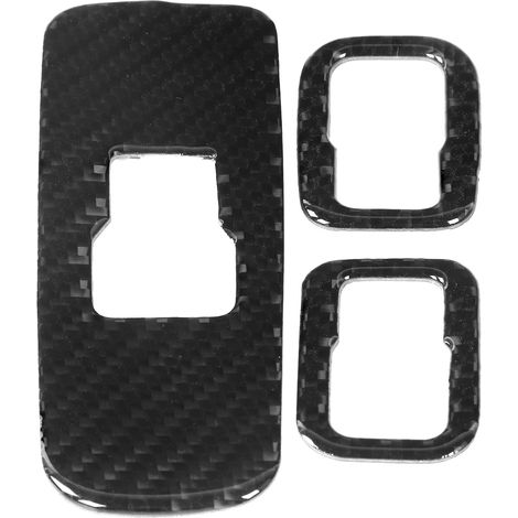 3pcs Fibre de Carbone Panneau de Commande de Vitre Décoratif pour S60/V60 Conduite à Droite (1/5)