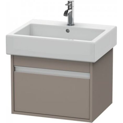 Duravit Ketho Meuble sous-lavabo suspendu 6686, 1 tiroir, 550mm,