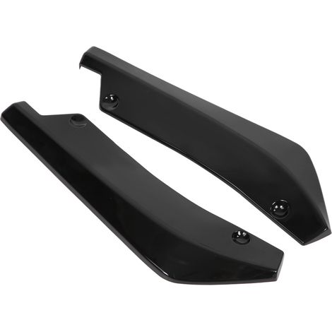 2-teiliger Heckstoßstangenspoiler, Stoßdämpfer, Entenschnabeldiffusor, Ecksplitter für Auto