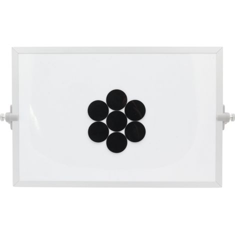 Symbole magnétique Cercle 3 cm noir (1/2)