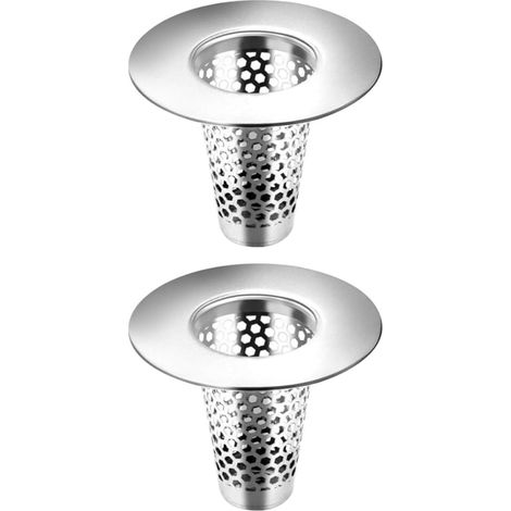 teiliger Edelstahl Abflussfilter für Badezimmer mit