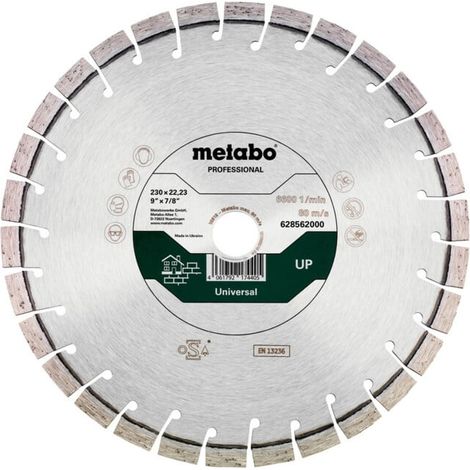 Metabo Disque à tronçonner diamanté 300x20,0/25,4mm, "UP", universel "professional (1/5)