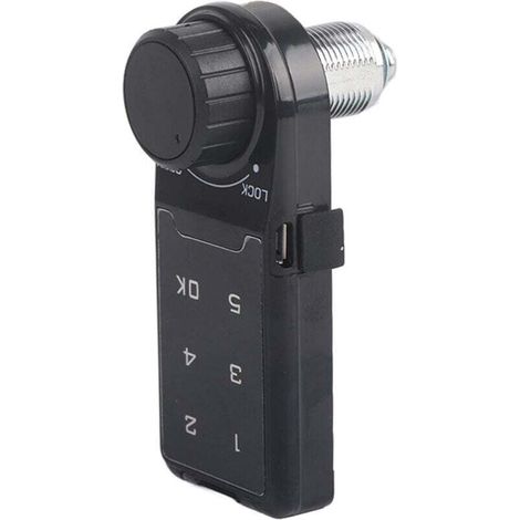 Lock with tactile keypad, electronic digital security key with contrast, coded key L = 30 mm (1/2)