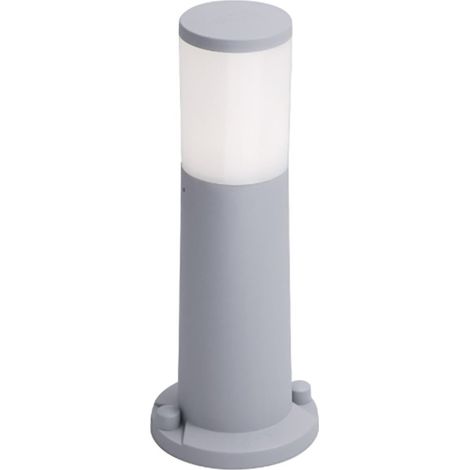 Lampioncino esterno top light loano pa40 grigio e27 led resina