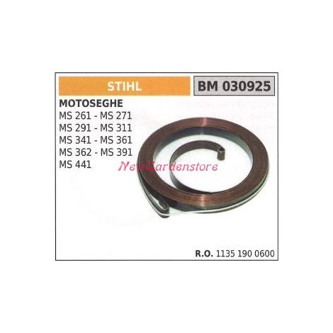 Muelle de arranque de motosierra STIHL MS 261 271 291 311 341 361 362 030925