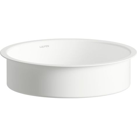 LAUFEN UNISONO lavabo empotrado desde abajo, redondo, sin agujero (1/2)