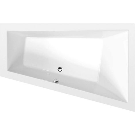 Polysan Vasche da bagno - Vasca da bagno asimmetrica TRIANGL R, 180x120x50 cm, destra, bianca 20611 (1/2)