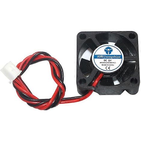 1 Stück DC 2-Pin Mini 3010 Lüfter 5V/12V/24V 30MM 30x30x10mm Kleiner Abluftlüfter Mehrfarbig (5V) (1/4)