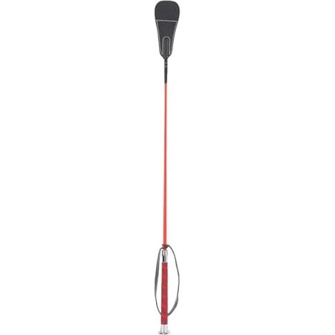 Cravache de Dressage 68 Cm avec Dragonne en Caoutchouc et Poignée (1/5)