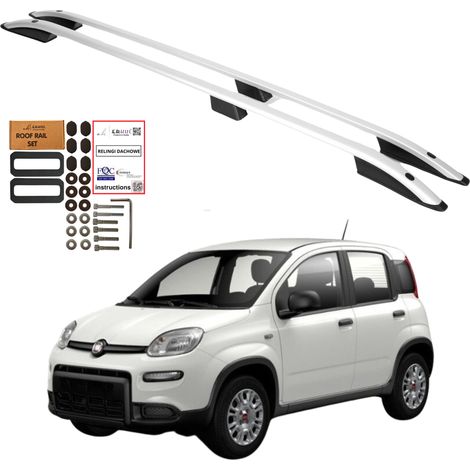 Barras de techo FIAT PANDA desde 2012 Aluminio Durable Larga duración Sólido